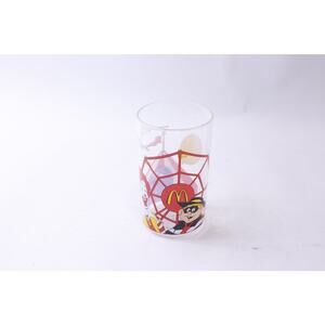 McDonald's Characters, Water Glass, Transparent, 4 inches, Drink, Juice,
